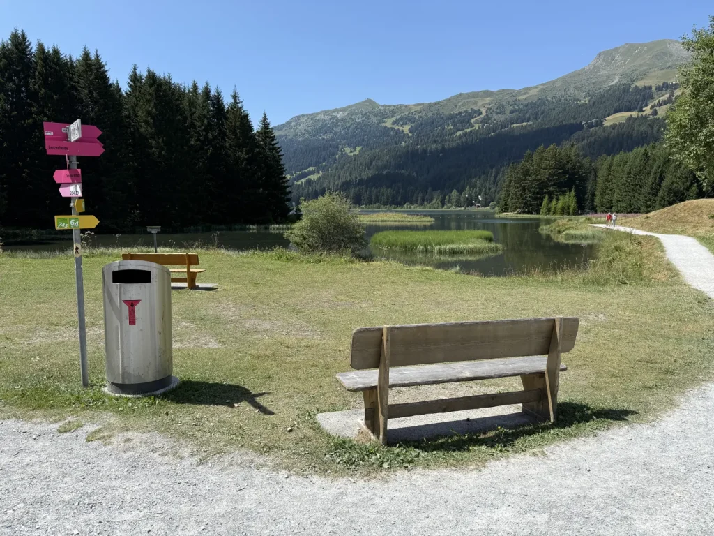 Valbella, Heidsee - Hier links abbiegen
